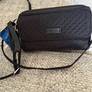 Vera Bradley Black Quilted Crossbody